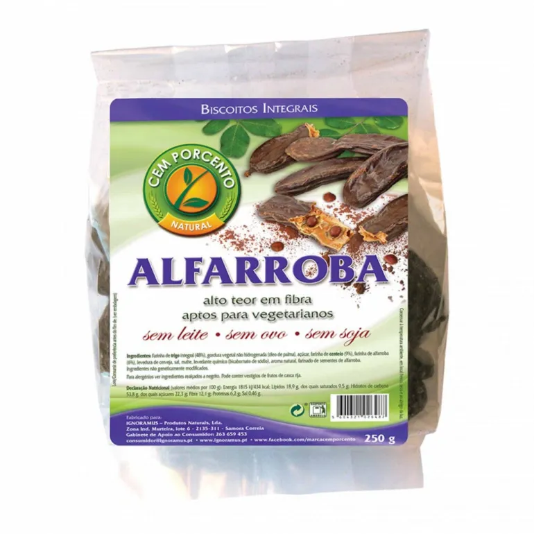 Bolachas Integrais de Alfarroba