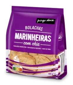 Bolachas Marinheiras com Chia