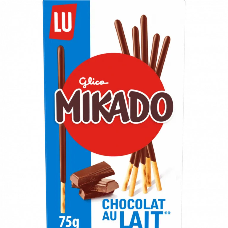 Bolachas Mikado Chocolate de Leite