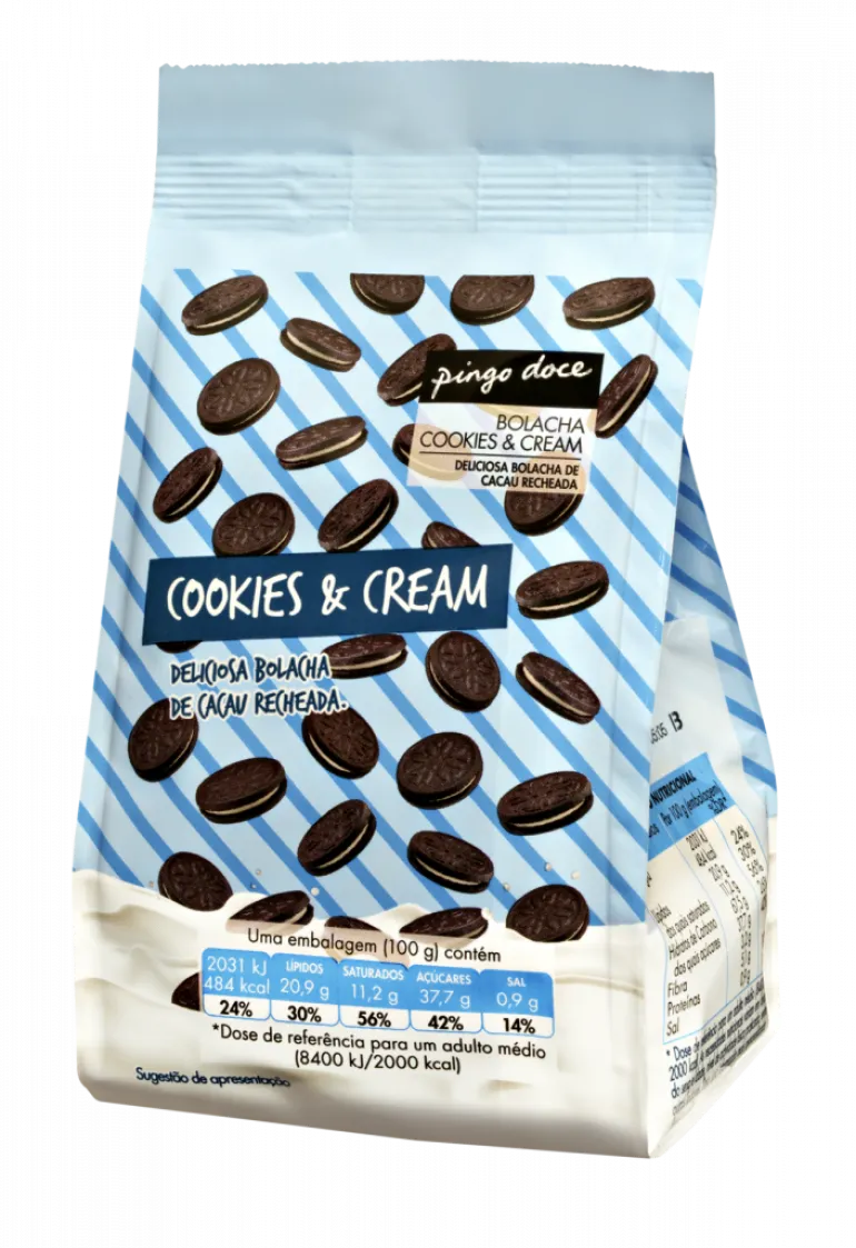 Bolachas Mini Cookies & Cream