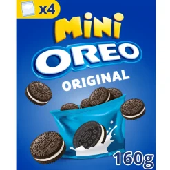 Bolachas Mini Oreo com Recheio Original Pack 4