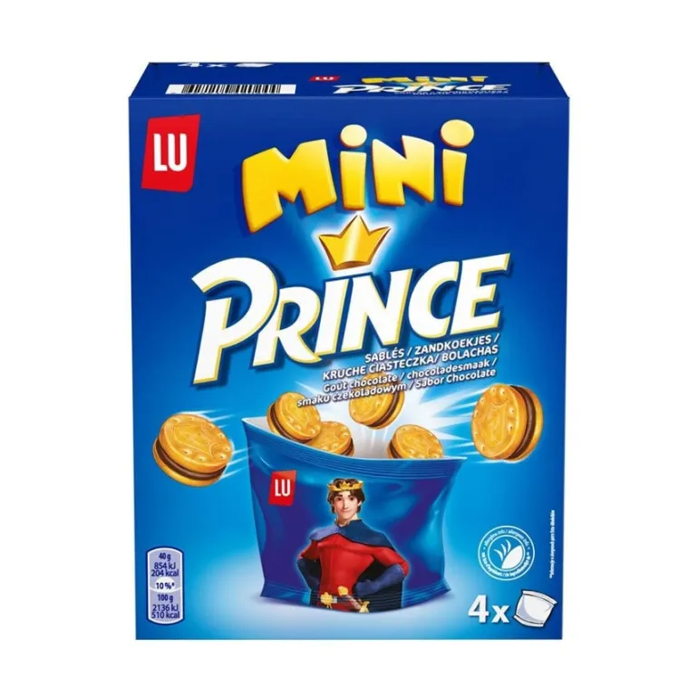 Bolachas Mini Recheadas Chocolate Pack 4