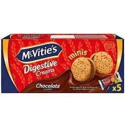 Bolachas Mini Recheadas com Chocolate Digestive Creams Pack 5