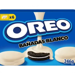 Bolachas Oreo Cobertas Chocolate Branco Pack 6