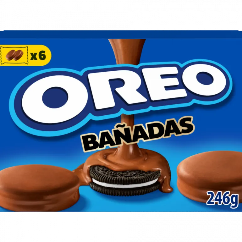 Bolachas Oreo Cobertas Chocolate de Leite Pack 6