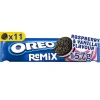 Bolachas Oreo com Recheio de Baunilha e Framboesa