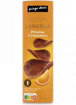 Bolachas Pétalas de Chocolate e Laranja