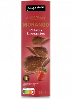 Bolachas Pétalas de Chocolate e Morango