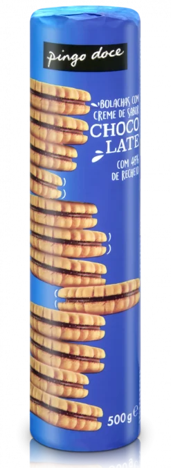 Bolachas Recheadas com Chocolate