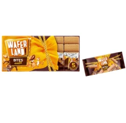 Bolachas Wafer Bites Avelã Pack 5