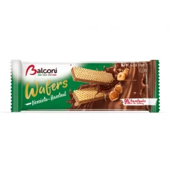 Bolachas Wafers com Cacau e Avelã