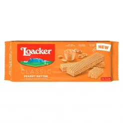 Bolachas Wafers com Manteiga de Amendoim
