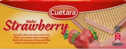 Bolachas Wafers com Recheio de Morango