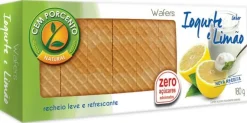 Bolachas Wafers Sabor Iogurte e Limão