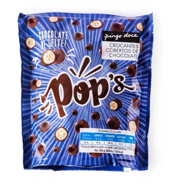 Bolas Crocantes com Cobertura de Chocolate