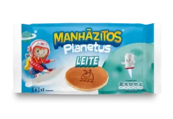 Bolo Manhãzitos Planetus Leite