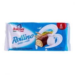 Bolo Snack Rollino com Leite