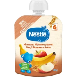 Bolsa de Fruta Maçã, Banana e Aveia