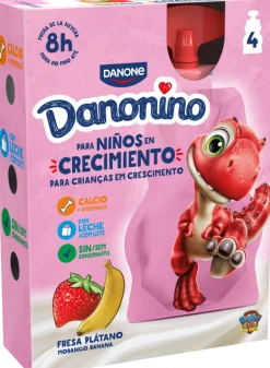 Bolsa de Iogurte com Morango e Banana Pack 4