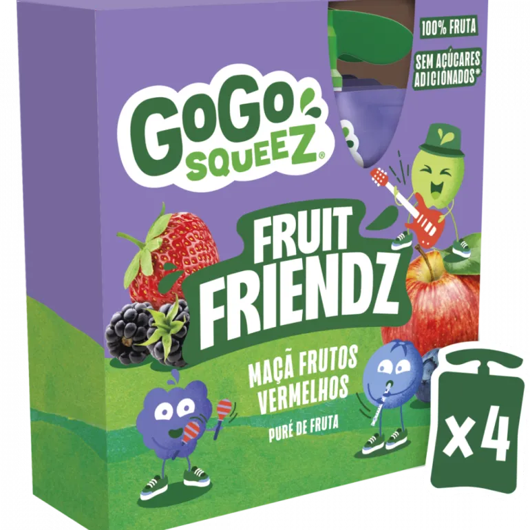 Bolsas de Fruta Maçã e Frutos Vermelhos