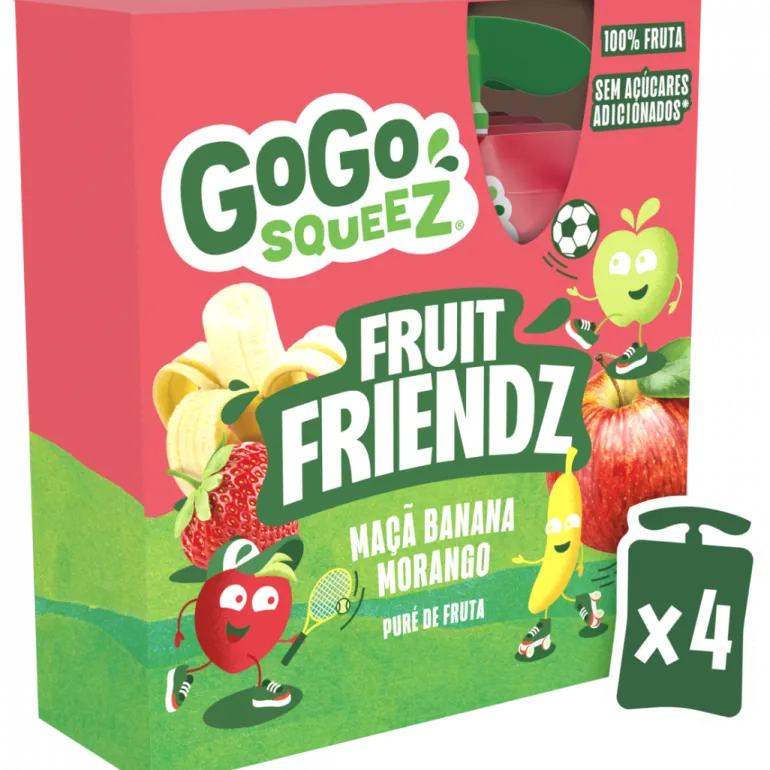Bolsas de Fruta Maçã, Morango e Banana