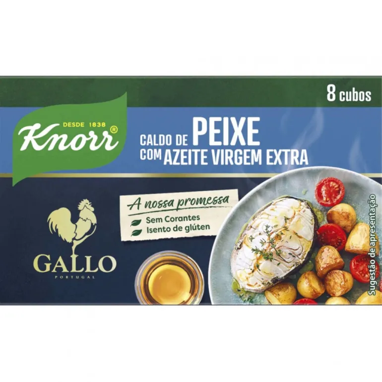 Caldos de Peixe com Azeite Virgem Extra 8 Cubos