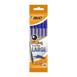 Caneta BIC Cristal Large Azul 5un