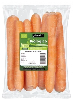 Cenoura Biológica Embalada