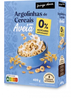 Cereais Argolinhas com Aveia