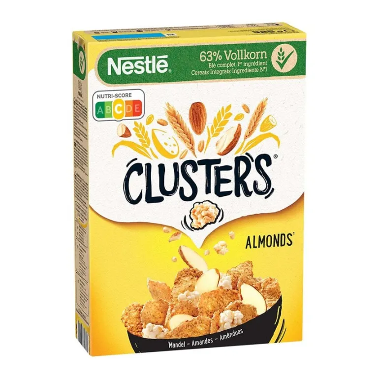 Cereais Clusters com Amêndoas