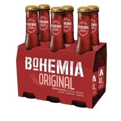 Cerveja com Álcool Bohemia Original Pack 6