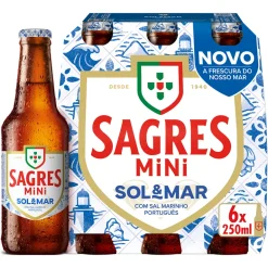 Cerveja com Álcool Sol & Mar Pack 6