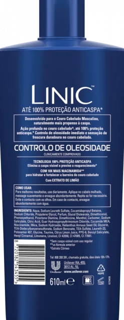 Champô Anticaspa Controlo Oleosidade