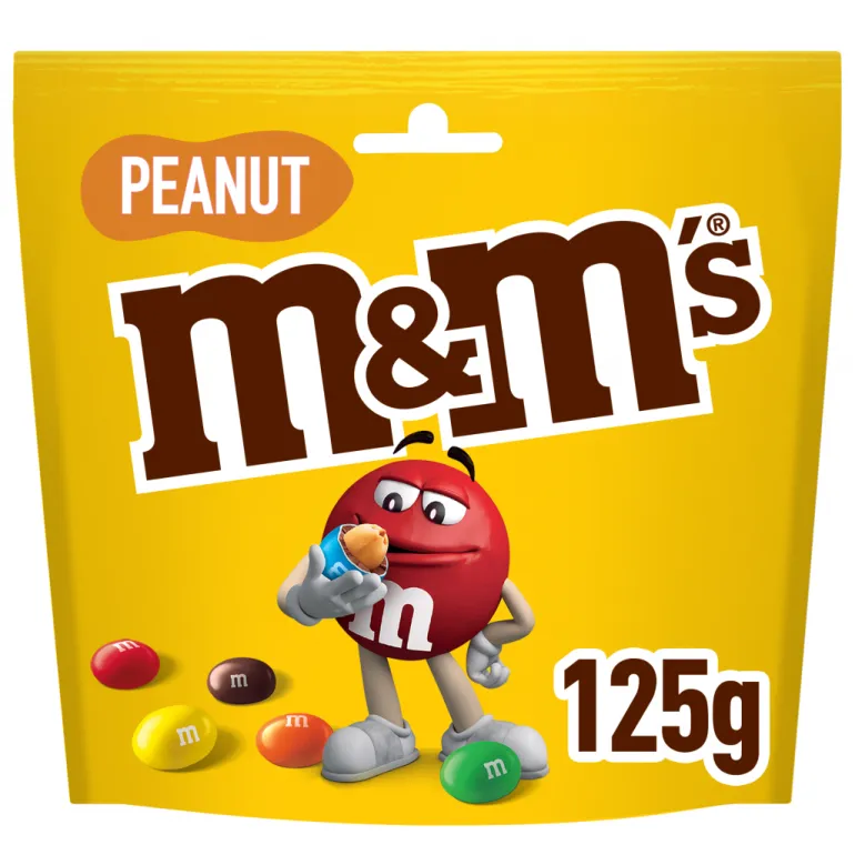 Chocolates M&M's com Amendoim