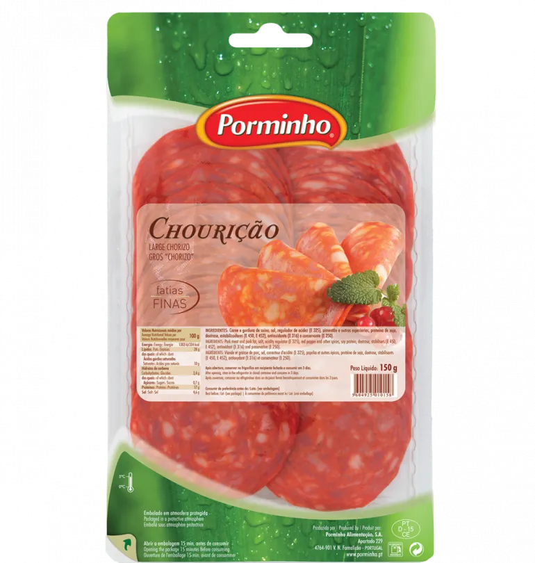 Chourição Fatiado