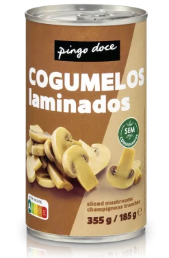 Cogumelos Laminados em Lata