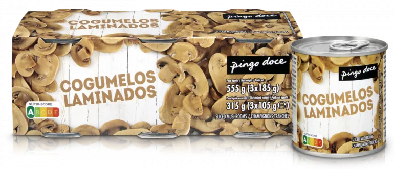 Cogumelos Laminados em Lata Pack 3