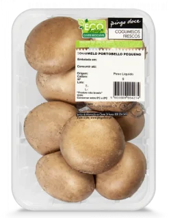 Cogumelos Portobello Pequenos Embalados