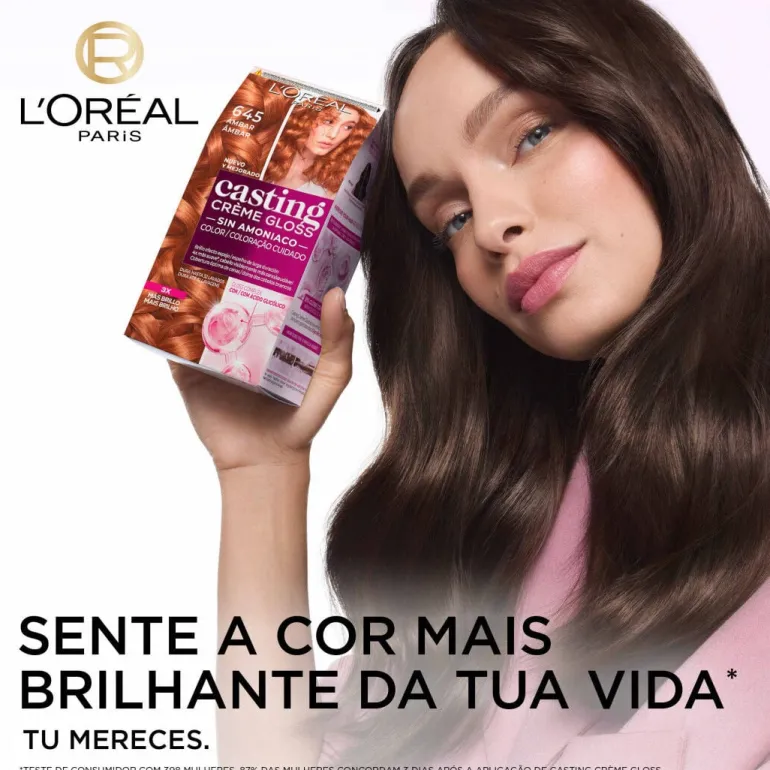 Coloração Casting Creme Gloss Âmbar 645