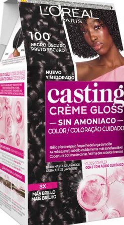 Coloração Casting Creme Gloss Preto Escuro 100
