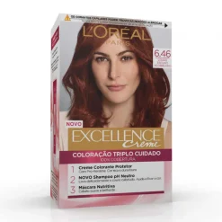 Coloração Excellence Louro Escuro Acobreado 6.46