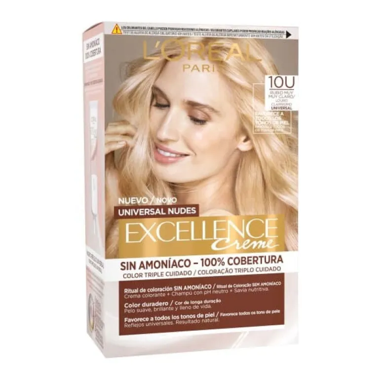 Coloração Excellence Nudes Louro Claríssimo 10U