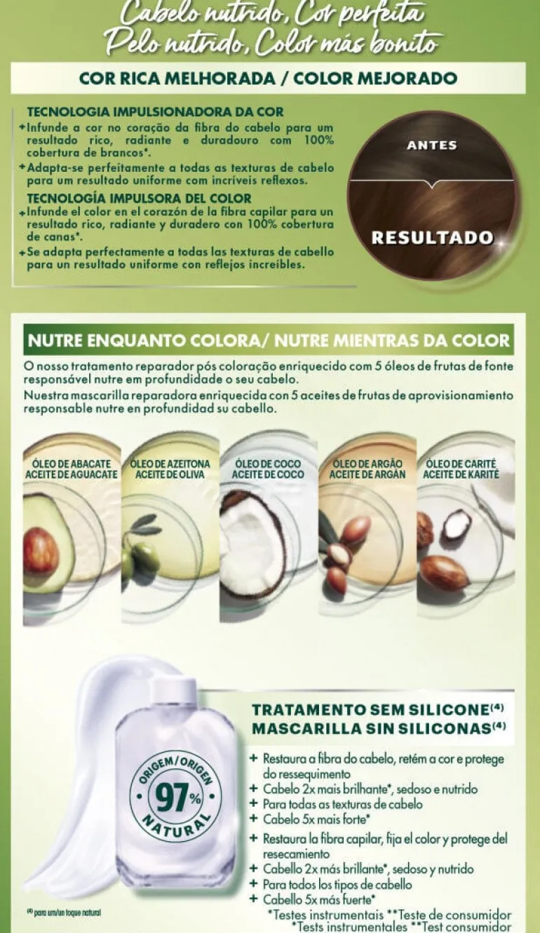 Coloração Nutrisse Castanho Claro 5.3