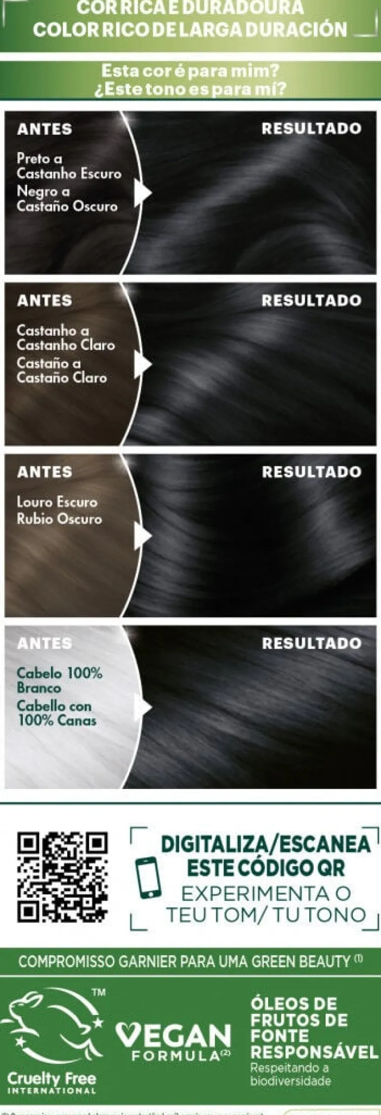 Coloração Nutrisse Preto 1