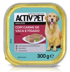 Comida Húmida para Cão Adulto Patê com Vaga e Fígado