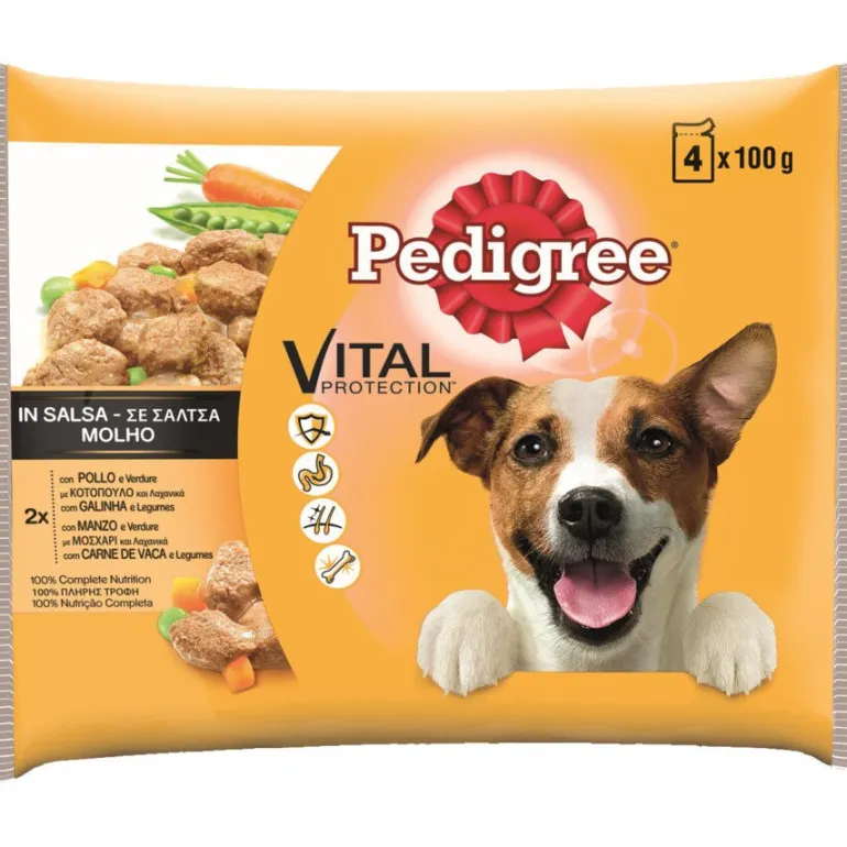 Comida Húmida para Cão Adulto Seleção de Carnes em Molho