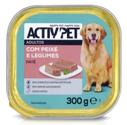 Comida Húmida para Cão com Peixe e Legumes