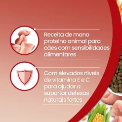 Comida Húmida para Cão com Perú