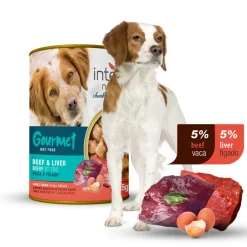 Comida Húmida para Cão com Vaca e Fígado