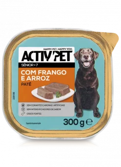 Comida Húmida para Cão Sénior Patê com Frango e Arroz